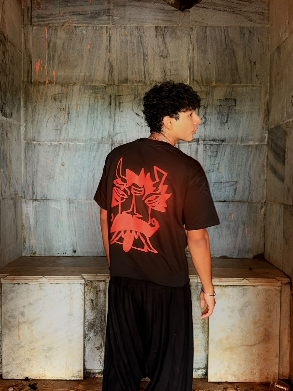 Nazar Oversized T-Shirt Back View