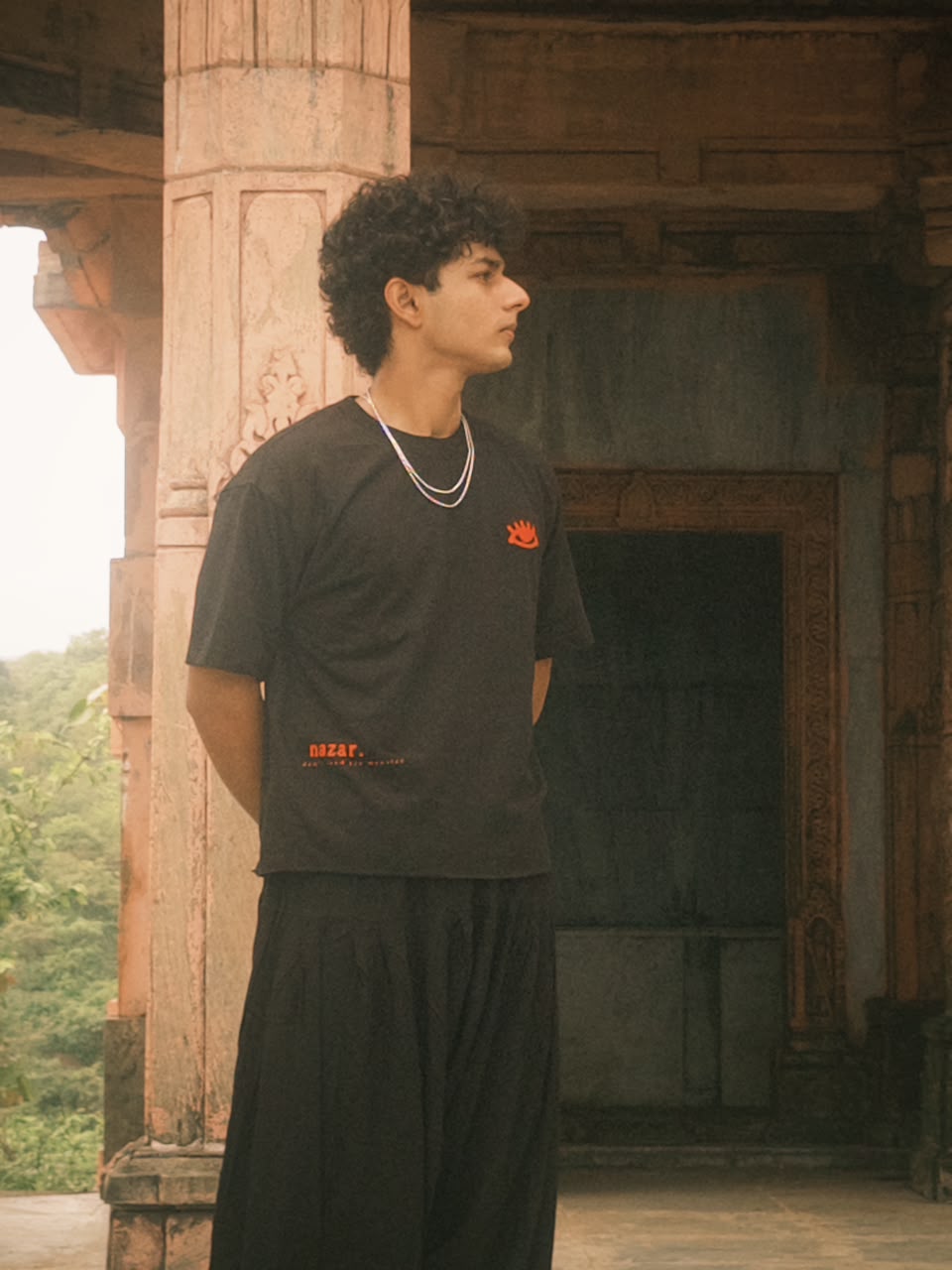 Nazar Oversized T-Shirt Front View